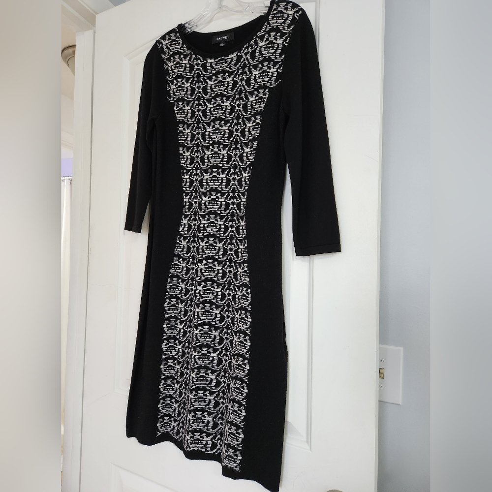 Nine West 3/4 Sleeve Sweater Dress Size XS - Picture 2 of 4